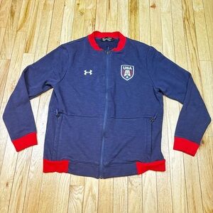 Under Armour ColdGear Men's UA USA Stars & Stripes Bomber Size L
